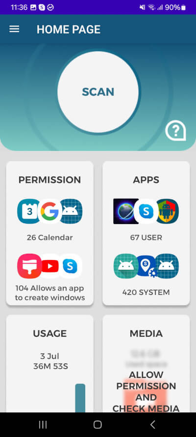 revo app manager home screen