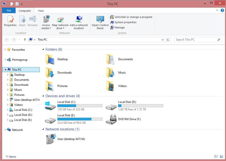 Keep your hard drive clean - File Explorer