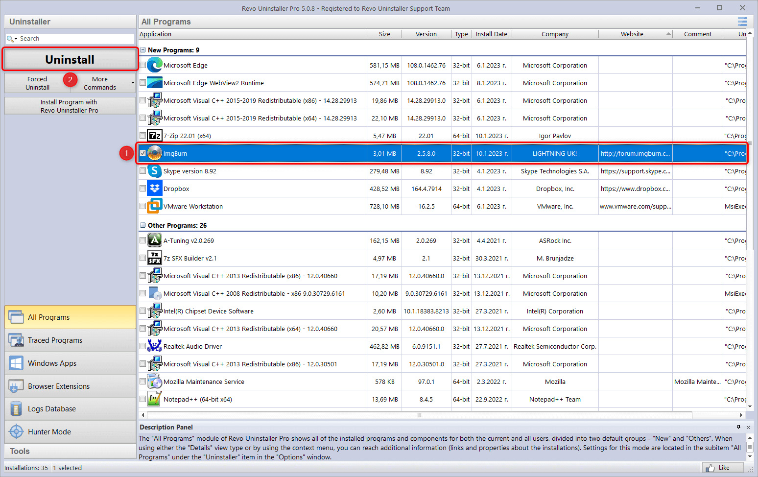 How to uninstall Cheat Engine with Revo Uninstaller