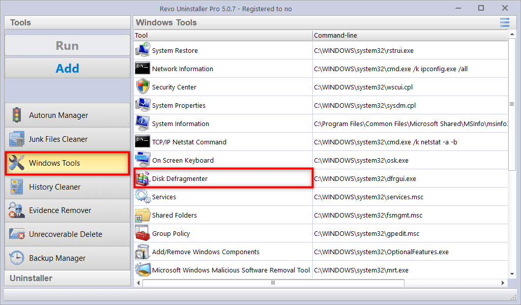 Revo Uninstaller Pro Windows Tools