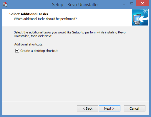 select additional tasks window