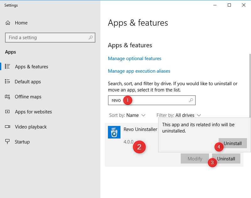 revo uninstaller app